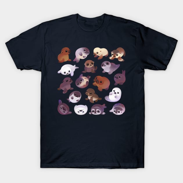 Seal pup T-Shirt by pikaole
